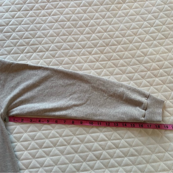 Garnet Hill Sweatshirt Dress Women’s Small Long Puff Sleeve Oversized W/ Pockets - Picture 13 of 16